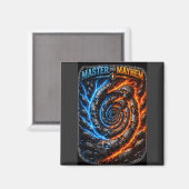 Beheers de Master the Mayhem Skull – Fire vs Ice E Magneet (Voorkant / Achterkant)