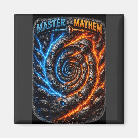 Beheers de Master the Mayhem Skull – Fire vs Ice E Magneet (Voorkant)