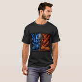 Beheers de Master the Mayhem Skull – Fire vs Ice E T-shirt (Voorkant volledig)