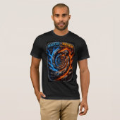 Beheers de Mayhem Skull – Fire vs Ice Electric Spl T-shirt (Voorkant volledig)