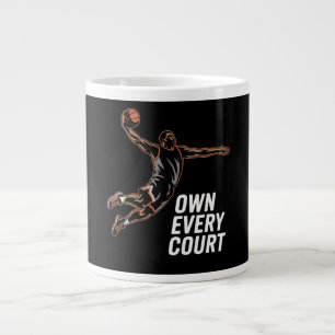 Beheers elke sportcourt gemengd grote koffiekop