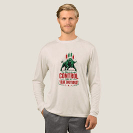 Beheers Je Emoties Stier Handelsmentaliteit Ontwer Tri-Blend Shirt