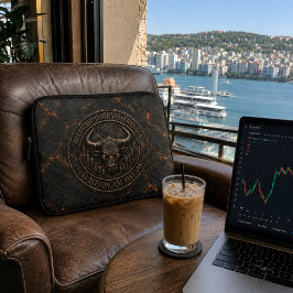 Beheersing Is Het Zien Van De Opening | Dark Ember Laptop Sleeve