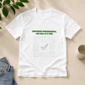 Beheersing van Spreadsheets Data-analist Progressi T-shirt