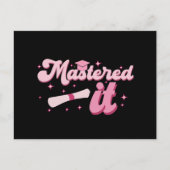 Beheerst Het Afgestudeerd Master MBA Afstuderen Briefkaart (Voorkant)