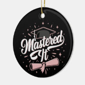 Beheerst Het Afgestudeerd Master MBA Afstuderen Keramisch Ornament (Links)