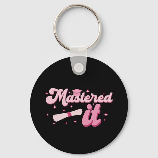 Beheerst Het Afgestudeerd Master MBA Afstuderen Sleutelhanger (Voorkant)