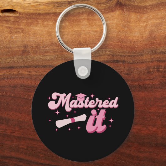 Beheerst Het Afgestudeerd Master MBA Afstuderen Sleutelhanger (Voorkant)