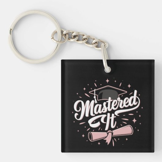 Beheerst Het Afgestudeerd Master MBA Afstuderen Sleutelhanger (Voorkant)