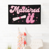 Beheerst Het Afgestudeerd Master MBA Afstuderen Spandoek (Insitu)