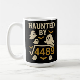 Behekst door √4489 Grappige Halloween Wiskunde Koffiemok