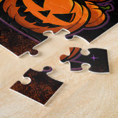 Behekst door 67 Grappige Geest En Pompoen Hallowee Legpuzzel (Zijkant)