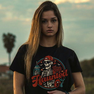Behekst Door 67 Grappige Halloween Zes Zeven 67 Me T-shirt
