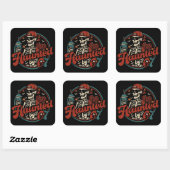 Behekst Door 67 Grappige Halloween Zes Zeven 67 Me Vierkante Sticker (Vel)