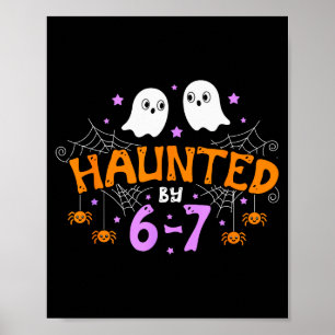 Behekst Door 67 Grappige Zes Zeven Meme Halloween Poster