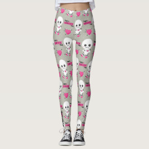 Behekst Hart: Voodoo Pop & Harten Leggings