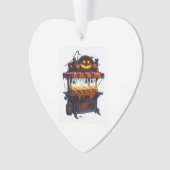 Behekste Hotdogkraam Ornament (voorkant)