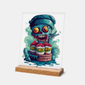 Behekste Sushi Chef Acryl Bord (Hoek)