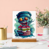 Behekste Sushi Chef Acryl Bord (Huwelijk)