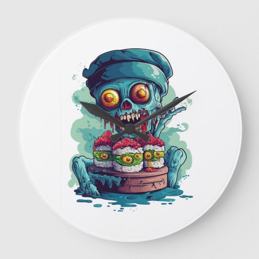 Behekste Sushi Chef Grote Klok (Voorkant)