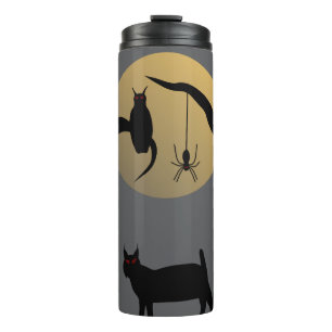Behekste thermische full moon tumbler thermosbeker