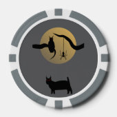 Behekste Volle Maan Pokerchip (Voorkant)