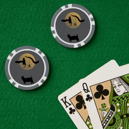 Behekste Volle Maan Pokerchip (Pokertafel (Dubbel))