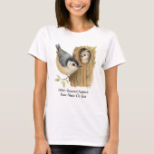 behendige witborsentunterij t-shirt (Voorkant)