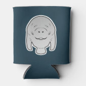 Beheren icoon karakter toon illustratie blikjeskoeler (Voorkant)