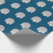 Beheren icoon karakter toon illustratie cadeaupapier (Hoek)