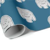 Beheren icoon karakter toon illustratie cadeaupapier (Rol Hoek)