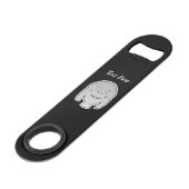 Beheren icoon karakter toon illustratie speed flessenopener (Voorkant Gekanteld)