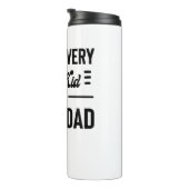 Behind Every Good Kid is A Great Dad Father's Day Thermosbeker (Geroteerd rechts)