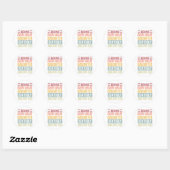 Behind Every Great Daughter Is A Truly Amazing Dad Ronde Sticker (Vel)