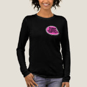 Behind Every Strong Woman Is Her Cat Funny Quotev Tri-Blend Shirt (Voorkant)