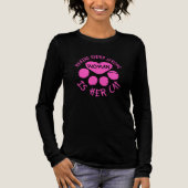 Behind Every Strong Woman Is Her Cat Quote Tri-Blend Shirt (Voorkant)