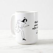 Behind every successful person is a strong cup koffiemok (Voorkant links)