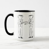 Behind every successful person is a strong cup  mok (Links)
