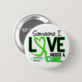 BEHOEFT EEN CURE 2 MUSCULAIRE DYSTROPHY T-Shirts & Ronde Button 5,7 Cm (Voorkant /achterkant)