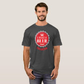 Behoefte aan een Beer Funny Red Craft Beer Bottle  T-shirt (Voorkant volledig)