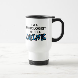 Behoefte aan een Drink - Radioloog Reisbeker