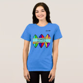 "Behoefte aan een goede peddelen" Kayak Custom Tri-Blend Shirt (Voorkant volledig)