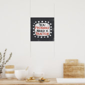 Behoefte aan een tractor Poster Wall Art (Keuken)