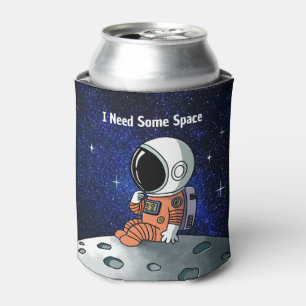 Behoefte aan ruimte, astronaut, ruimtevaarder, op blikjeskoeler