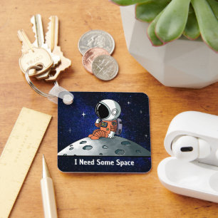 Behoefte aan ruimte, astronaut, ruimtevaarder, op  sleutelhanger