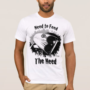 Behoefte aan voeding en onderhoud t-shirt