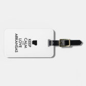  BEHOEFTE CALM EN LOVE ARKANSAS BAGAGELABEL (Voorkant horizontaal)