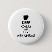  BEHOEFTE CALM EN LOVE ARKANSAS RONDE BUTTON 5,7 CM (Voorkant)