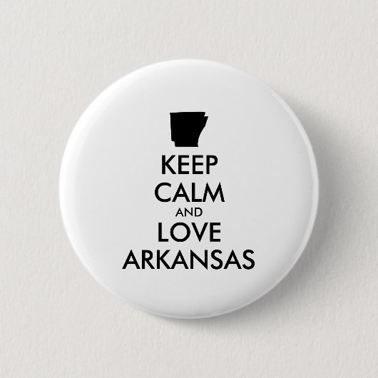  BEHOEFTE CALM EN LOVE ARKANSAS RONDE BUTTON 5,7 CM (Voorkant)