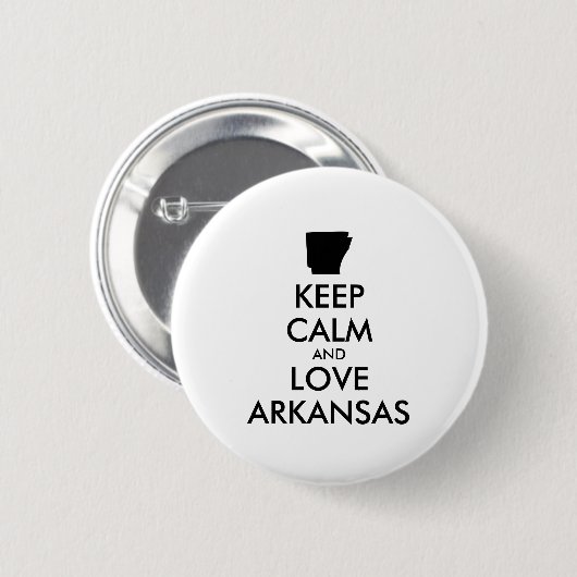  BEHOEFTE CALM EN LOVE ARKANSAS RONDE BUTTON 5,7 CM (Voorkant /achterkant)